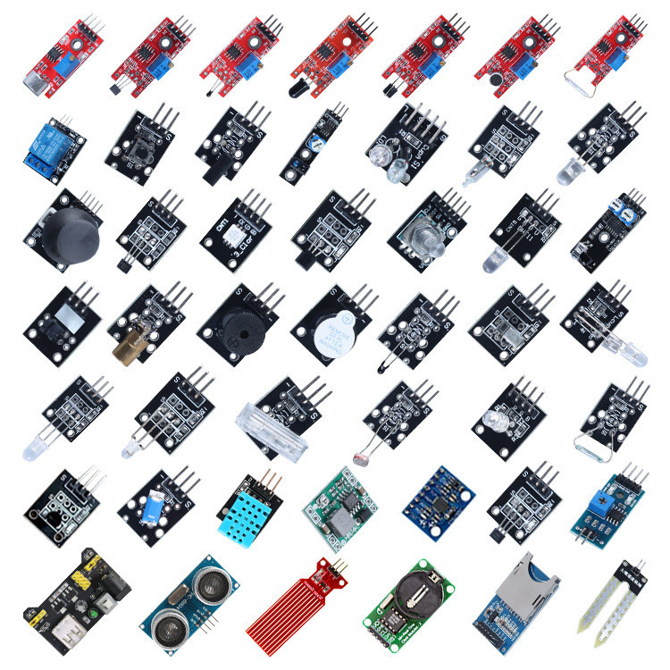 45 in 1 Sensor Module เหมาะสําหรับ Aduino Programmable Starter Kit ฟรีกล่องอุปกรณ์พัฒนาอิเล็กทรอนิกส