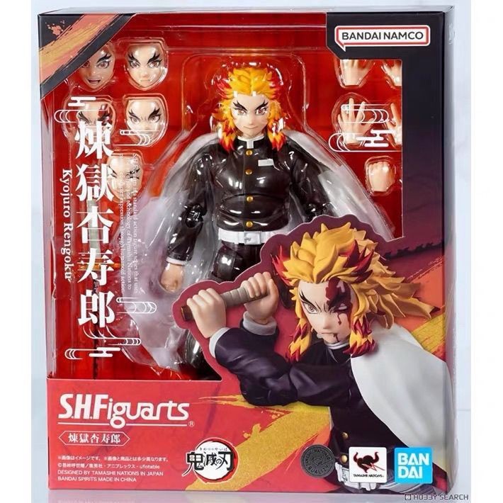 Bandai SHF Demon Slayer Blade Purgatory Kyojuro Yanzhu Big Brother Hands-on Model