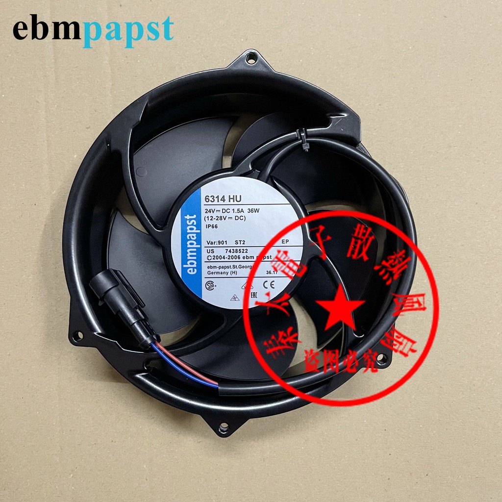 ยี่ห้อใหม่เดิม ebmpapst 6314H 6314HU 6314HR ACS510 อินเวอร์เตอร์ ABB พัดลมระบายความร้อน