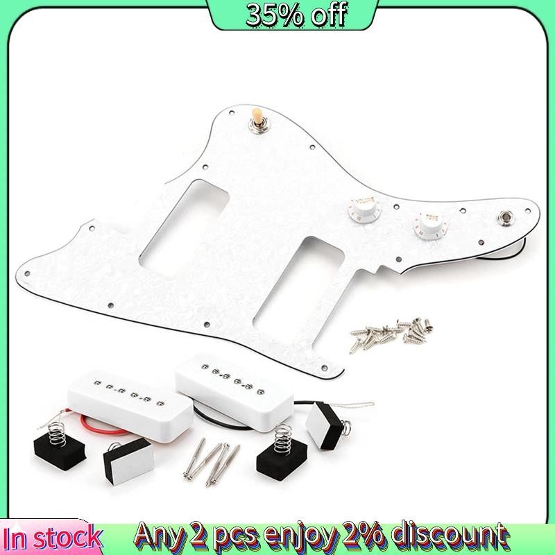Hot-สําหรับญี่ปุ่น Jazzmaster กีตาร์ Pickguard พร้อม P90 กีตาร์ไฟฟ้ารถกระบะคอ PAF Humbucker อะไหล่อุ