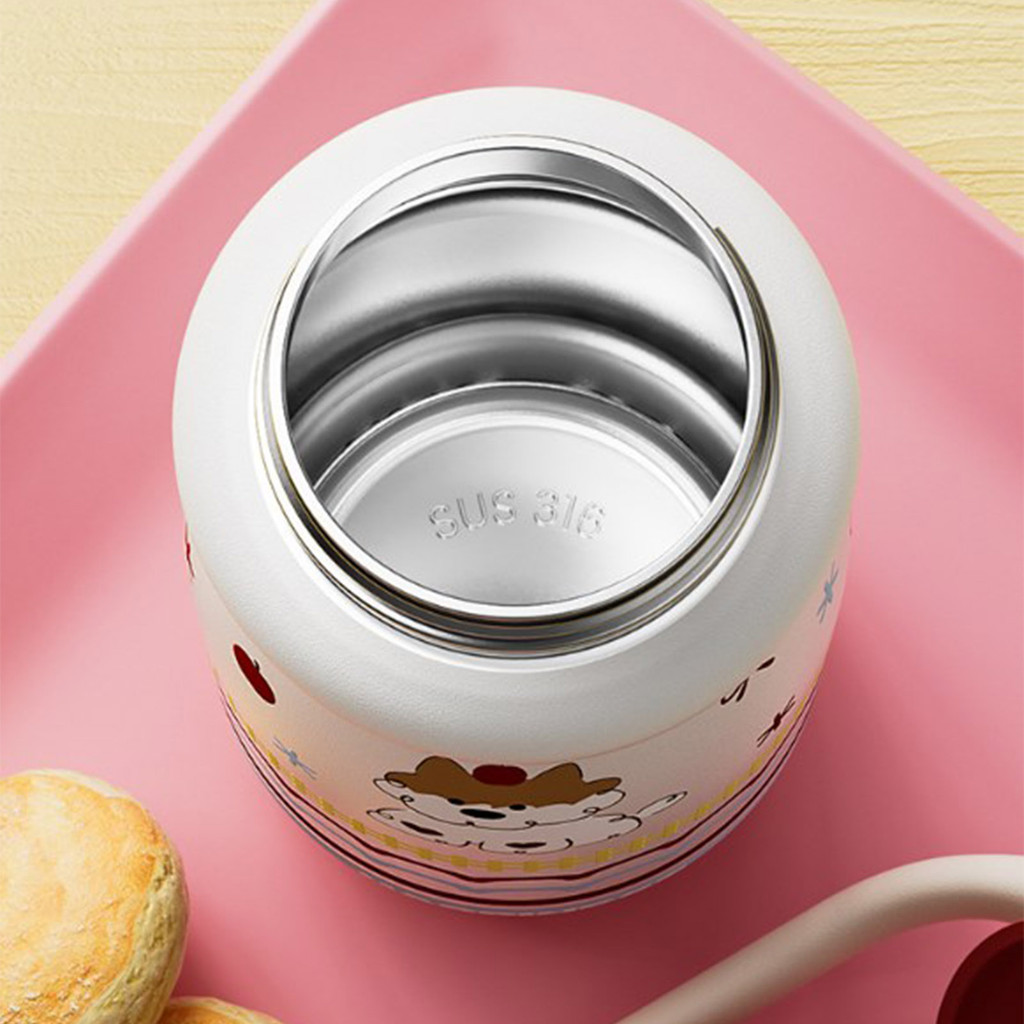 【ได้รับใน 1-3 วัน 🔥】520ml/18ozเด็กพกพาน้ำแก้ว ปากหลอด+ดื่มตรง แก้วเก็บความเย็น-ซีรีย์ลูกสุนัข(สแตนเลส 316) Tumblerเก็บความเย็น 6 ชม. - รูปที่ 6