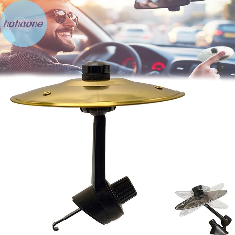 Hahaone รถ Crash Cymbal รถกลอง Cymbal Air Vent Easy Clip-On Cymbal สําหรับคนรักดนตรีเหมาะสําหรับรถทุกประเภท TH