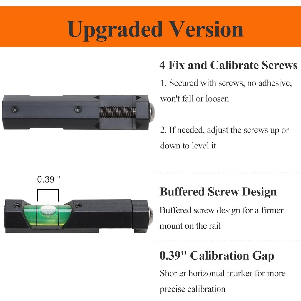 Hawthy Scope Leveling Kit Scope Bubble Level Megnet Level PQOZ