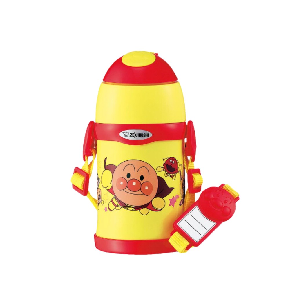 Zojirushi Children's Water Bottle, 450ml with Strap, Straw-Type, Lightweight and Compact, Insulated,