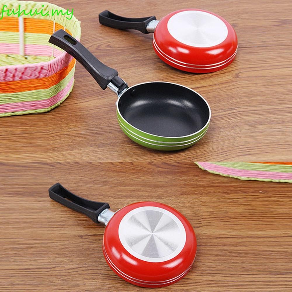 FUHUI Skillet เครื่องครัวทําอาหารรอบแบบพกพา Griddle Pan