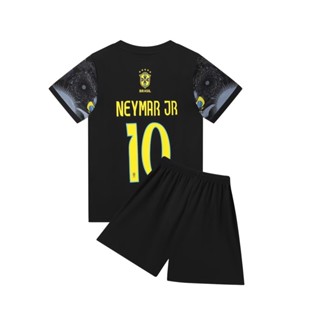 เด็กชุดกีฬาคุณภาพสูง พิเศษจากบราซิล มาพร้อมเสื้อฟุตบอล 10 ชิ…