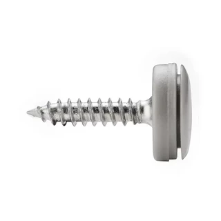 HONE 100PCS Cross Screw Caps, Universal Fit Snap Protective Screw Protective Cover, DIY Fold Snap Cap ฮาร์ดแวร์ตกแต่ง
