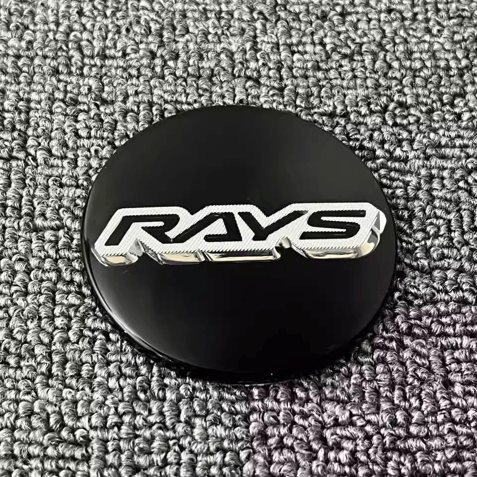 เหมาะสําหรับ RAYS Hub Cap 57G G16 G025 Hub Cap อะคริลิคกลางหมวกเส้นผ่านศูนย์กลาง 66 เส้นผ่านศูนย์กลา
