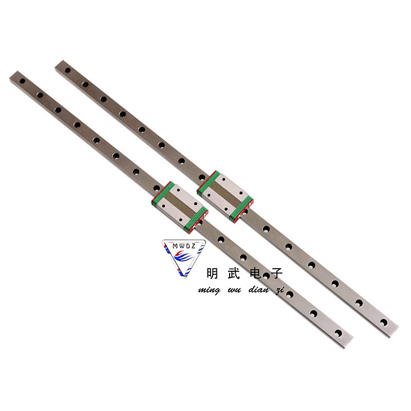 Mini Straight Rail Straight Slider 400MM MGN12+MGN12H Set