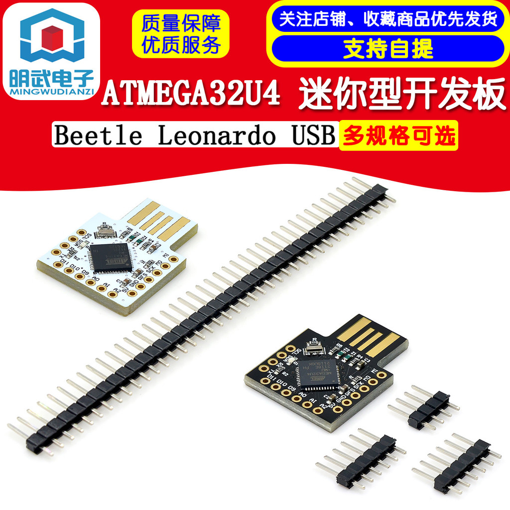 บอร์ดพัฒนาขนาดเล็ก Beetle Leonardo USB ATMEGA32U4