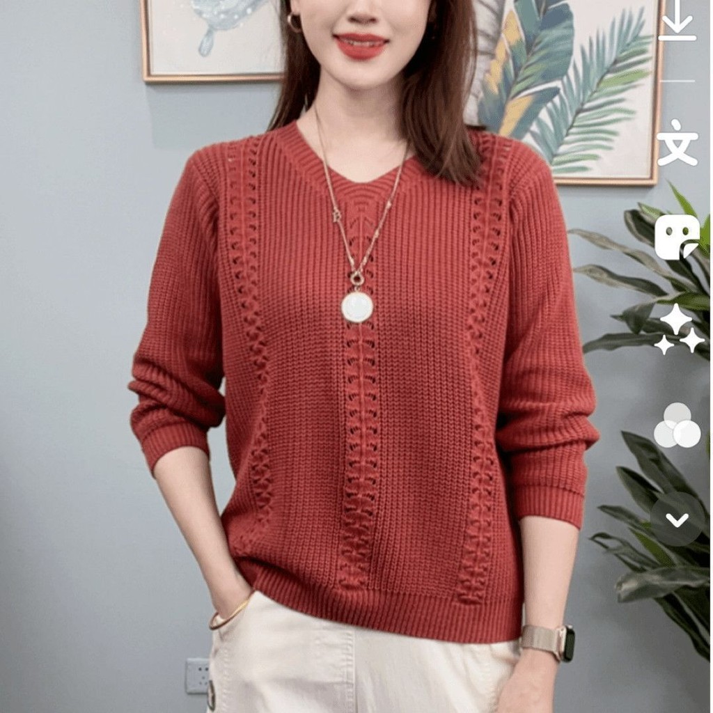 เสื้อกะทัดรัดแขนยาวสไตล์ยุโรป แฟชั่นหรูหรา สวมใส่ได้ตลอดทุกโอกาส
