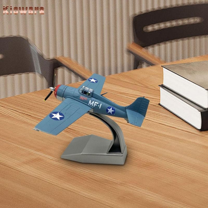 Kloware 1/72 Scale Diecast Fighter Plane รุ่นการบินที่ระลึกคอลเลกชันพร้อมขาตั้งสําหรับ Cafe ห้องนั่ง