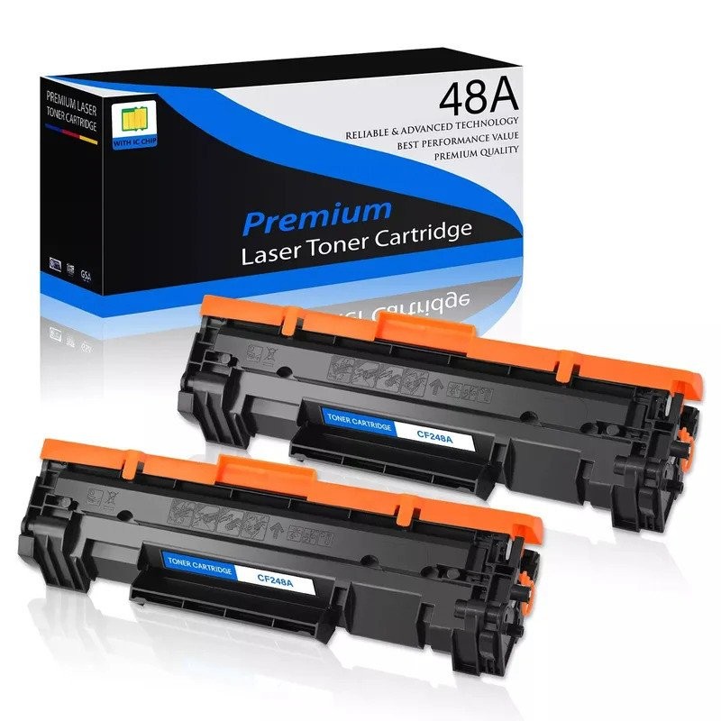 1-10PK CF248A 48A ตลับหมึกผลผลิตสูงสีดําสําหรับ HP 48A LaserJet Pro M15a M16w MFP M28a M29a M29w เคร