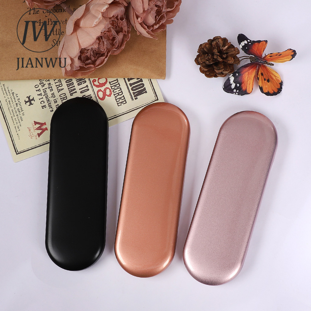 JIANWU Vintage Tinplate แหนบกล่องเก็บ Journal วัสดุสมุดภาพ Creative นักเรียนเครื่องเขียน