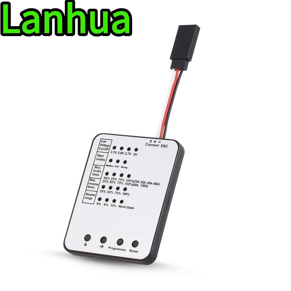 LANHUA โปรแกรมเมอร์ทนทานสําหรับ KK ESC series สําหรับ 60A/80A/120A ESC ซอฟต์แวร์การ์ดโปรแกรม
