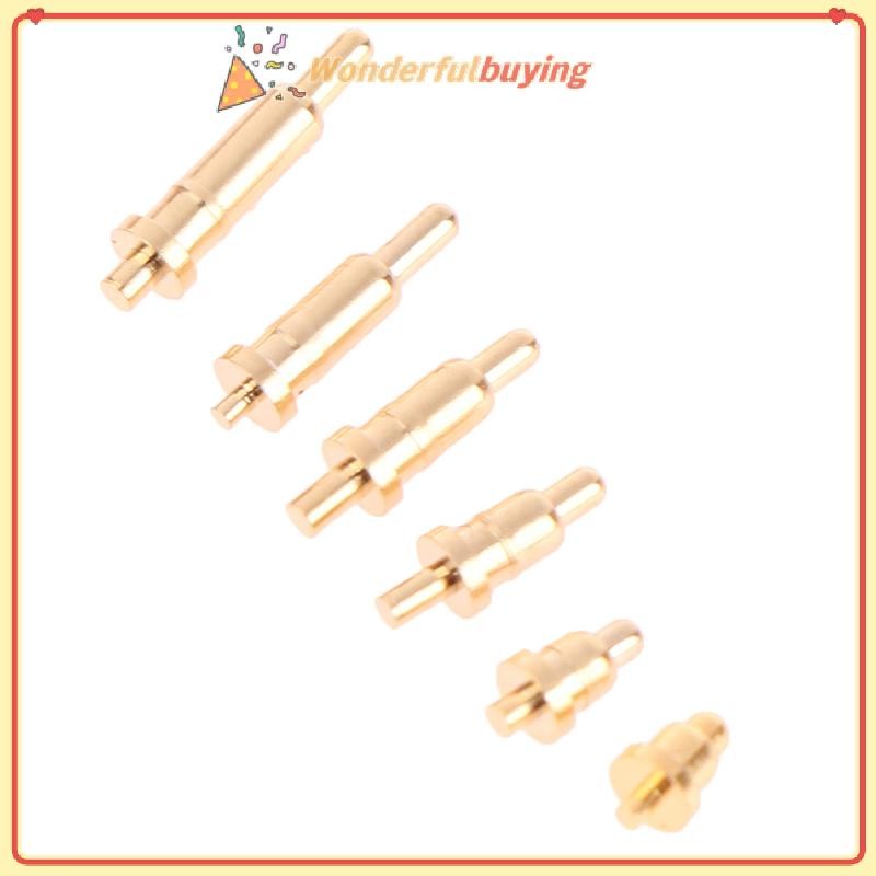 WBTH 10 ชิ้น Pogo Pin Connector Pogopin แบตเตอรี่ฤดูใบไม้ผลิโหลด Contact SMD เข็ม PCB 3 4 5 6 7 8 9 10 12 14 MM Test Prob Vary