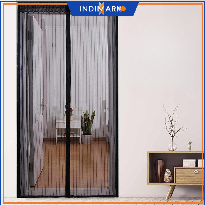 TaffiHOME ม่านประตูป้องกันยุง ม่านประตูแม่เหล็ก Velcro - HW33