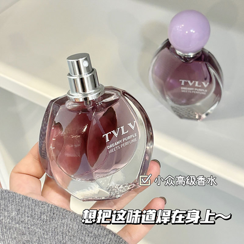 สินค้าใหม่/TVLV Dream Purple Encounter Encounter Perfume Elegant Qingyou Long-Lasting Fragrance Smal