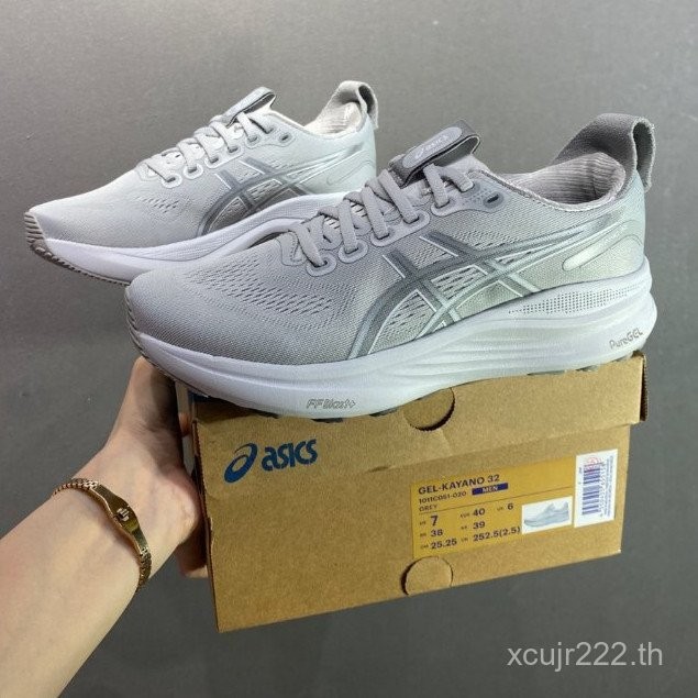 Gel Kayano 32 รองเท้าวิ่งผู้ชายและผู้หญิง Kayano 31 Cushioning รองเท้ากีฬาน้ําหนักเบา 1011C052-100 9
