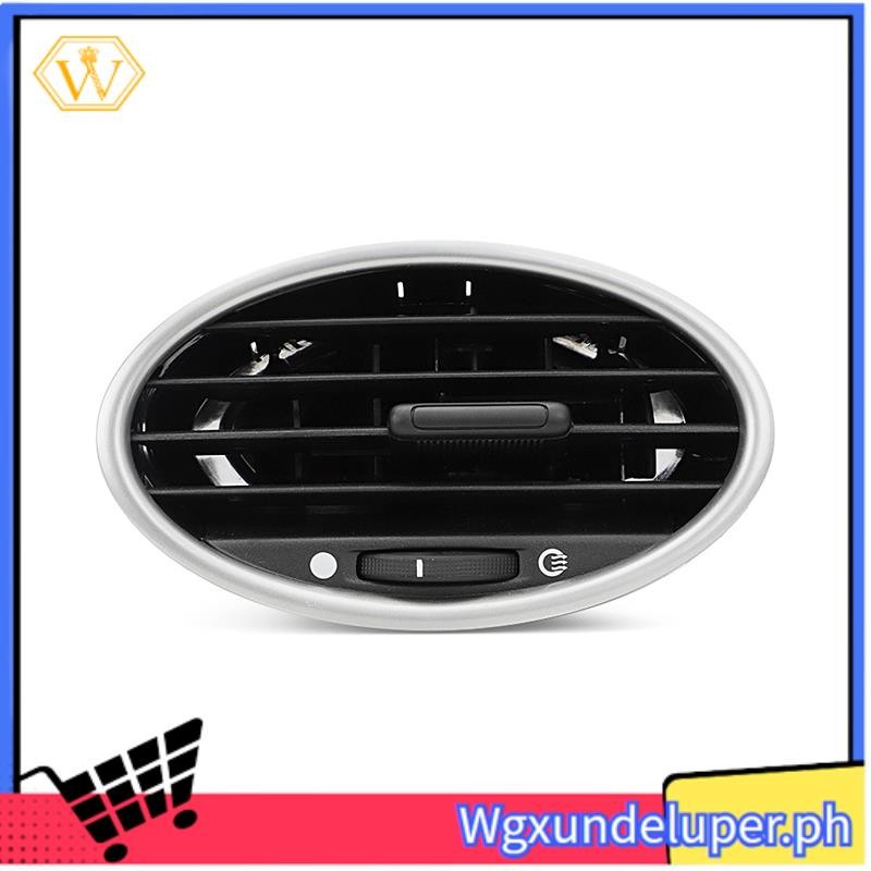 WCar Dashboard Air Vent หัวฉีดสําหรับ Focus MK2 2005-2013 เครื่องปรับอากาศ Outlet ตกแต่งหมวกเงิน