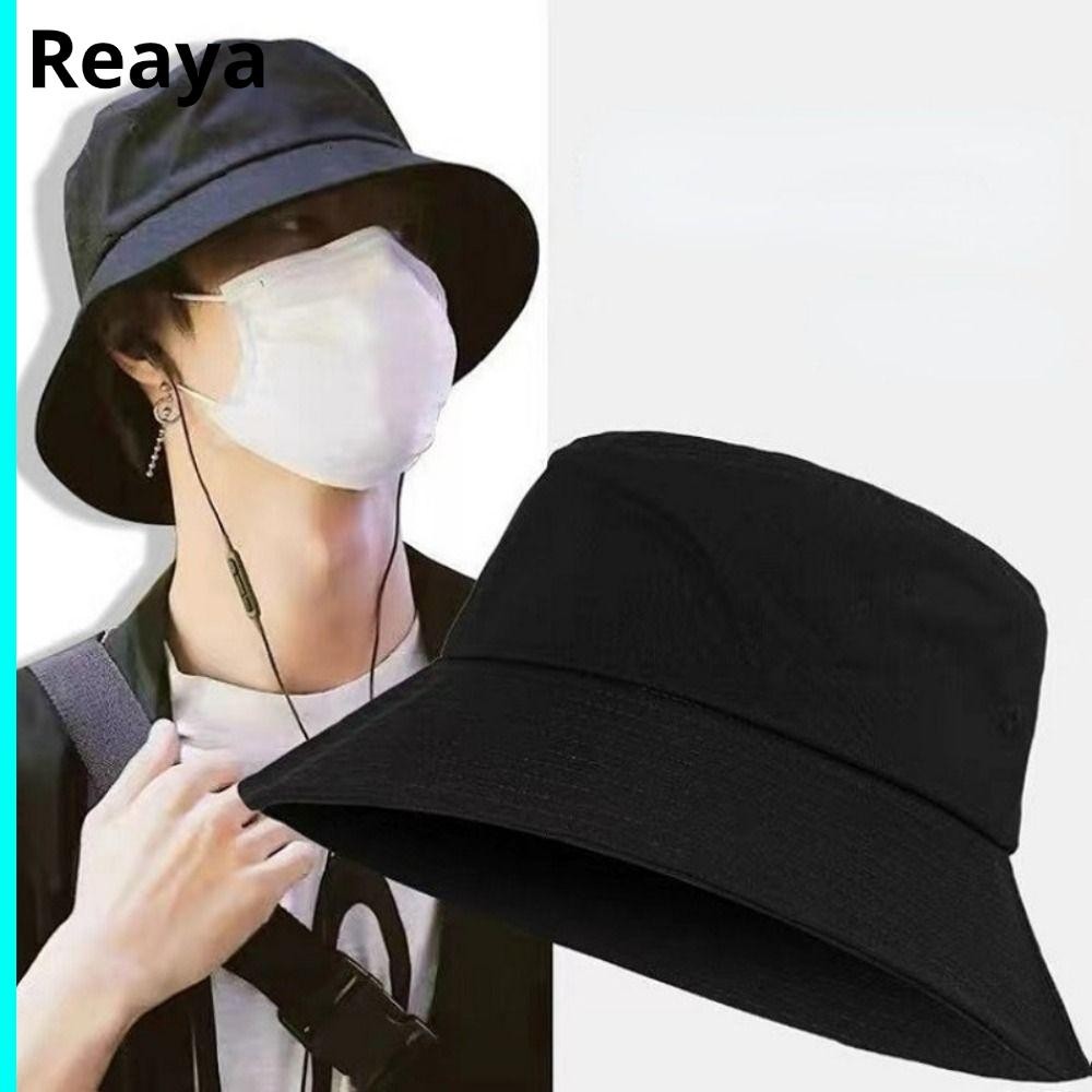 REAYA Bucket Hat ป้องกันแสงแดด พับพกพาสะดวก สำหรับทั้งชายและหญิงในฤดูใบไม้ผลิและร้อน