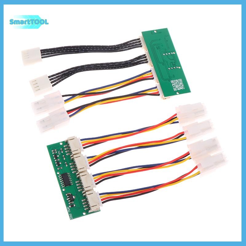 UTZN> 12V 4-in-1 Square 4Pin พัดลมจําลองจําลองจําลองจําลองพิเศษสําหรับ Antminer S21 S19kpro T21 KS5 