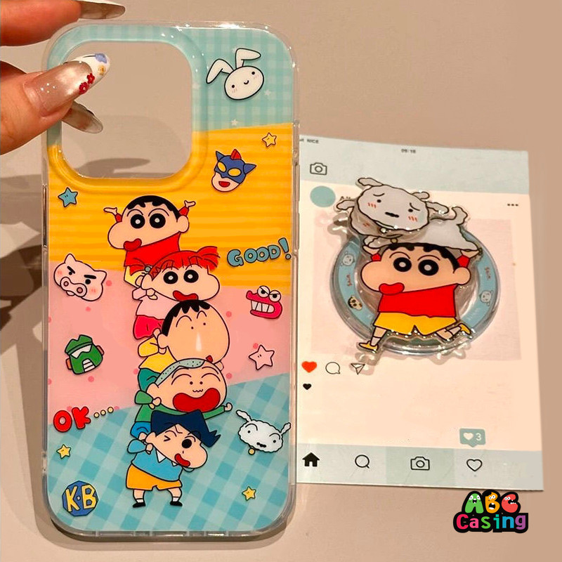 เคสโทรศัพท์ IMD สำหรับ IPhone 12 11 14 16 13 Pro Max 7 15 14 16 8 Plus 16 Pro สมาชิกการ์ตูนชิบะสินชูที่น่ารัก