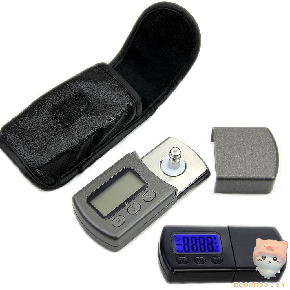 Moon Portable Turntable Stylus Force Scale Gauge 0 01g LCD Backlight Tracking Force Pressure Gauge S
