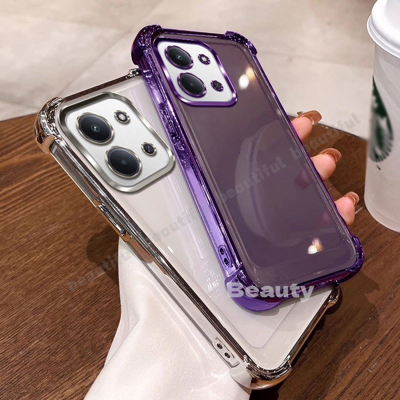 สําหรับ Redmi15C ใหม่เคสโทรศัพท์ใสสําหรับ Redmi 15C 15 C MI15 MI15C Redmi15 ปกอ่อนป้องกันกล้องสี่มุม