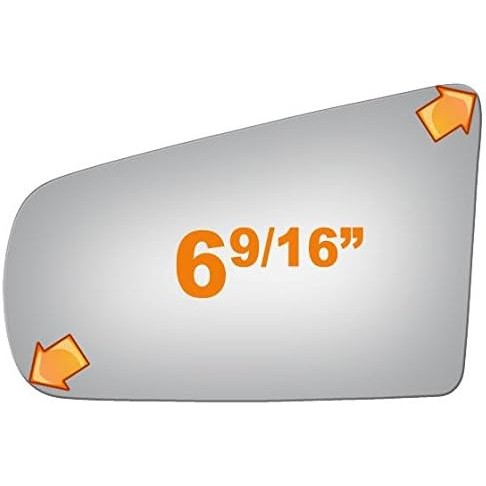 Burco 2590 Driver ด้านข้างเปลี่ยนกระจกสําหรับ 1992-2002 CADILLAC DEVILLE, 1992-2002 CADILLAC ELDORAD