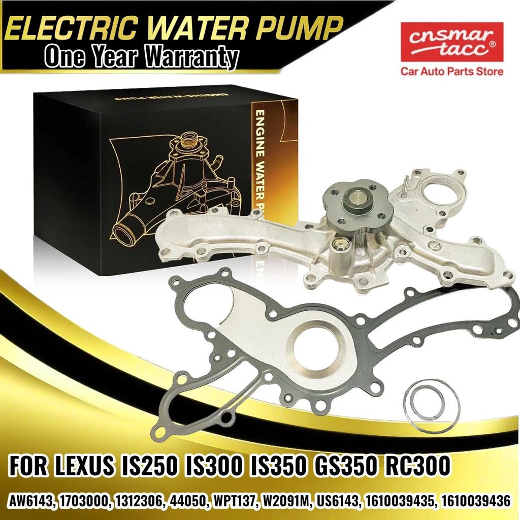 ปั๊มน้ําเครื่องยนต์พร้อมปะเก็นสําหรับ Lexus GS300 GS350 GS450h IS250 IS300 IS350 RC300