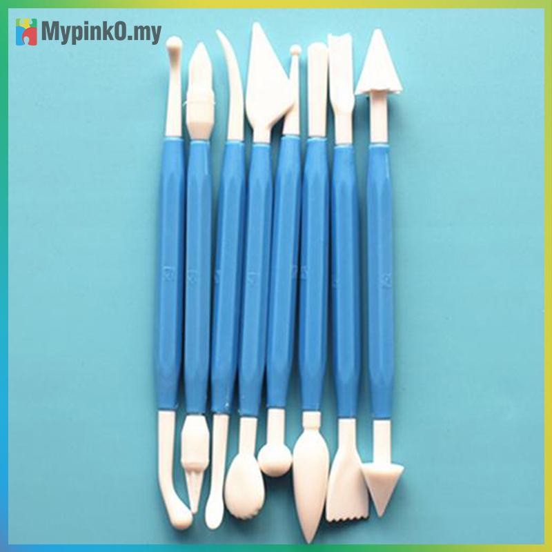Mypink เครื่องมือประติมากรรมดินสําหรับเด็ก Fimo Polymer Clay Tool 8 ชิ้นชุดสําหรับเด็ก
เครื่องมือประ