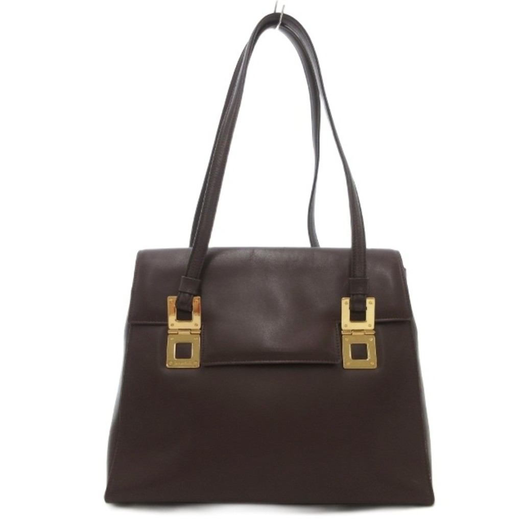 Jun Ashida Ash Handbag dark Brown leather Direct from Japan Secondhand