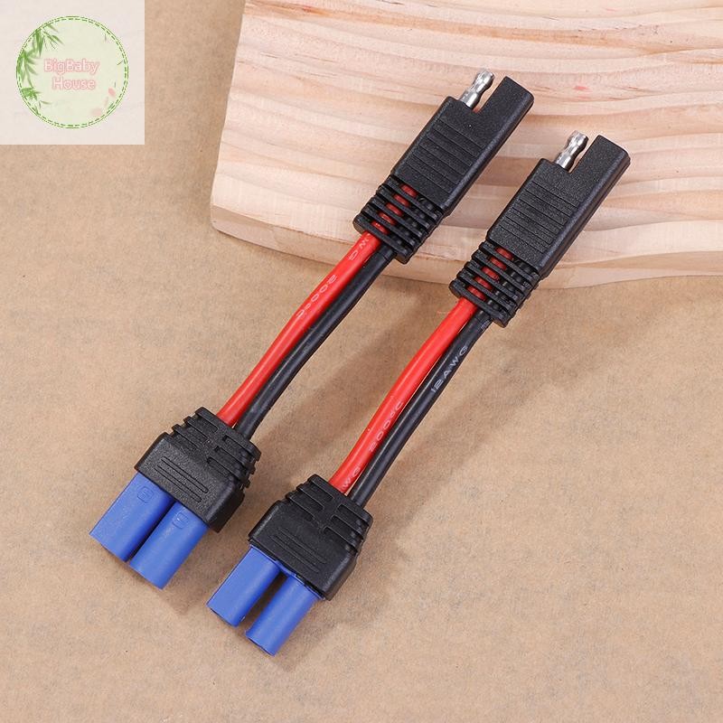 BigBabyHouse SAE To EC5 ชายปลั๊ก SAE สายไฟยานยนต์สาย SAE To EC5 หญิงสายไฟปลั๊ก DIY 12 AWG SAE สาย TH