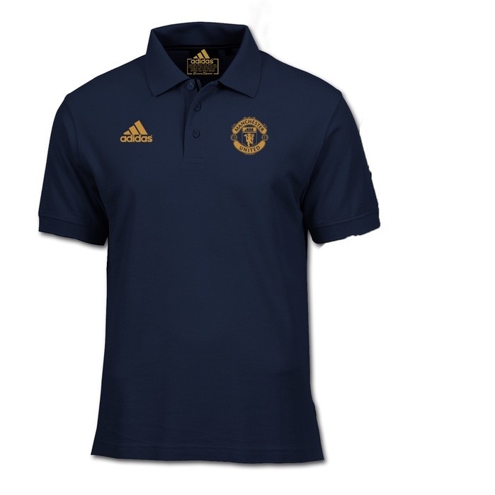 Polo Premium Baju Polo Team Manchester United FC EPL Gold Edition เสื้อยืดลําลองกราฟิก Tee - รูปที่ 3