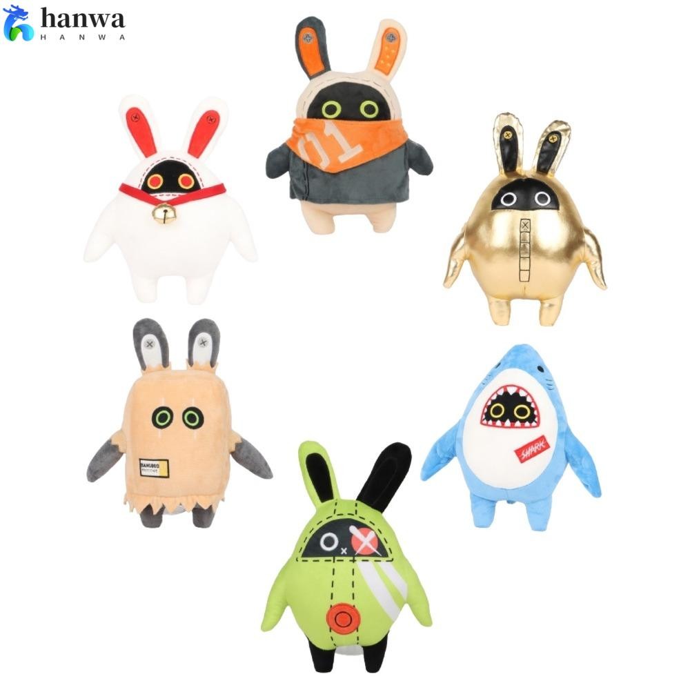 HANWA ตุ๊กตาตุ๊กตา, Zenless Zone Zero Bangboo Plushie ตุ๊กตาสัตว์, การ์ตูน ZZZ เกม Shark Plush Perip