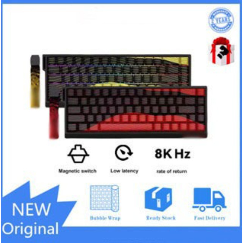 FGG MAD 68 HE คีย์บอร์ดแม่เหล็ก esports แบบมีสายแกนแม่เหล็กแบบถอดเปลี่ยนได้ร้อนHT99 TCIT
