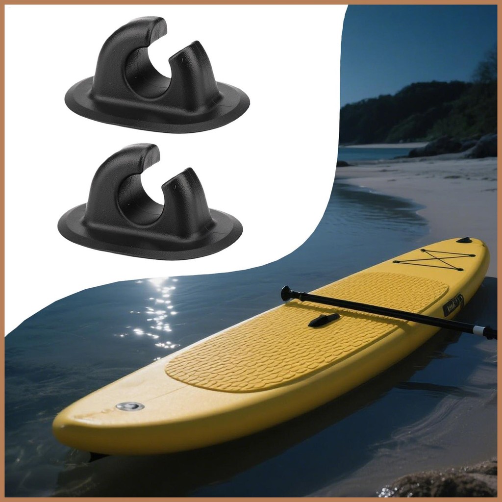 Kayak Paddle คลิปเรือมอเตอร์ Fixing Buckle 2 ชิ้นล็อคสําหรับ Inflatable เรือแคนูขนส่งตกปลา Lake Tow 