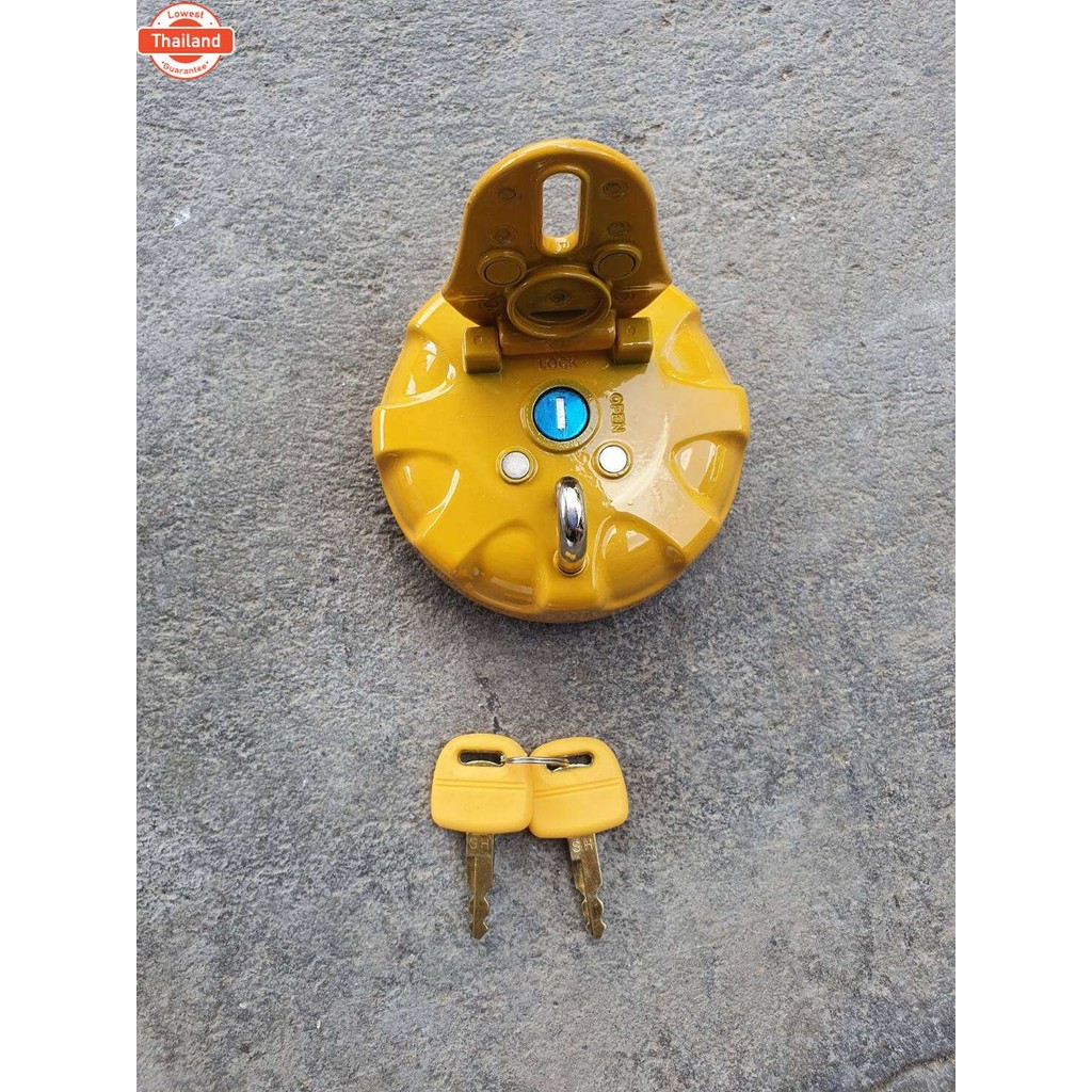 ฝาถัง น้ำมันดีเซล ซูมิโตโม sumitomo SH200, SH210 ตรงรุ่น อะไหล่แม็คโคร อะไหล่รถขุด อะไหล่sumitomo ฝา