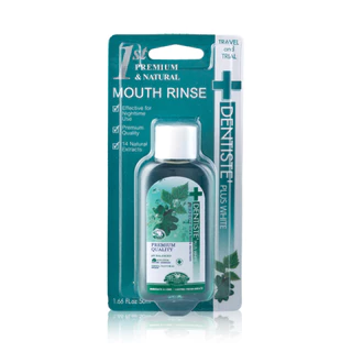 Dentiste Oral Rinse เดนทิสเต้ น้ำยาบ้วนปาก ลดกลิ่นปากและแบคทีเรีย ส่วนผสมจากธรรมชาติ.