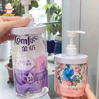ขวดปั๊ม PET ใส ขนาด 500/1000มล ปากกว้าง รีฟิลได้ สำหรับแชมพู ครีมนวดผม โลชั่น