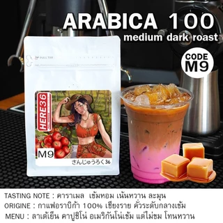 (ร้านเฮียโปรโมชั่น) : HERE SWEET BLEND : เมล็ดกาแฟผลไม้สุกอราบิก้าปางขอน 100%