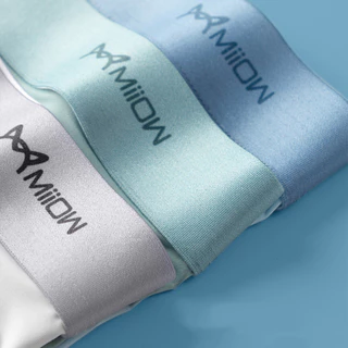 MiiOW Boxer Shorts ผู้ชาย 6 ชิ้น ผ้าไหมน้ำแข็ง ไร้รอยต่อ ออกแบบพิเศษเพื่อความสบายและความสะอาด MW030