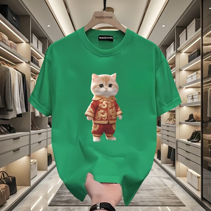 2025 NEW 2025P17 (Cotton 230g) D1684 Wine Red/Red/Orange/Coffee/Dark Green/Grass Green M-5Xnew23 3VU