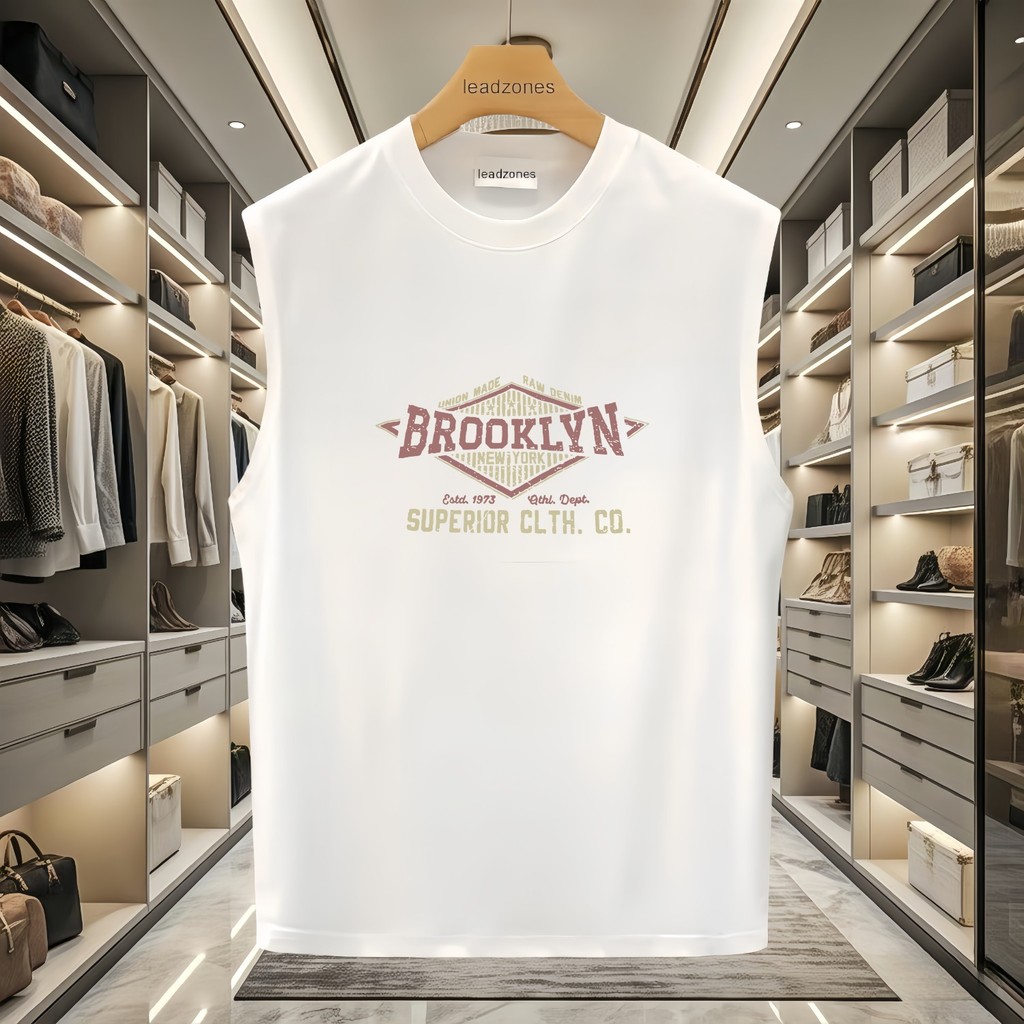 COD 2025P13 (200g Combed Cotton Vest) G2773 Black/White/S-5XL new23 X5BV