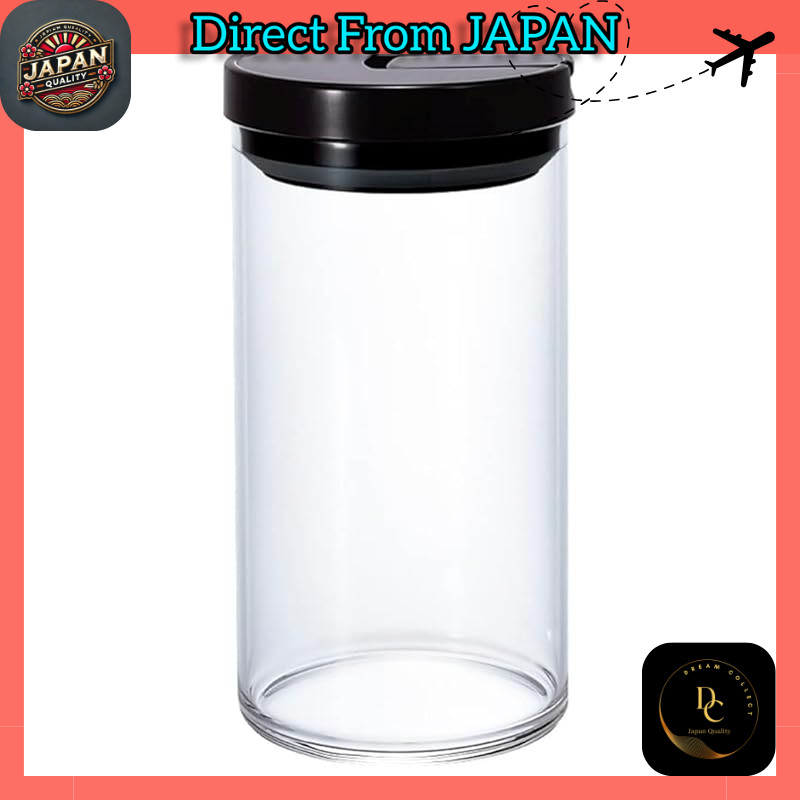 HARIO Coffee Canister L Black MCNR-300-B