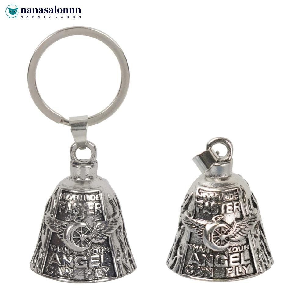 NANASALONNN รถจักรยานยนต์ Letter Bell Biker ขี่ Bell อุปกรณ์ตกแต่งรถจักรยานยนต์สําหรับ Biker Riders 