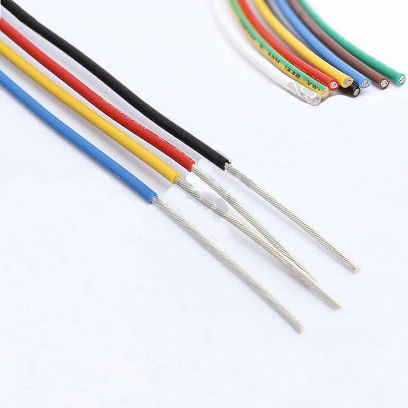 UL1332 ลวดอุณหภูมิสูงเทฟลอน 10/12/14 /16/18/20AWG PTFE สายไฟทองแดงดีบุก