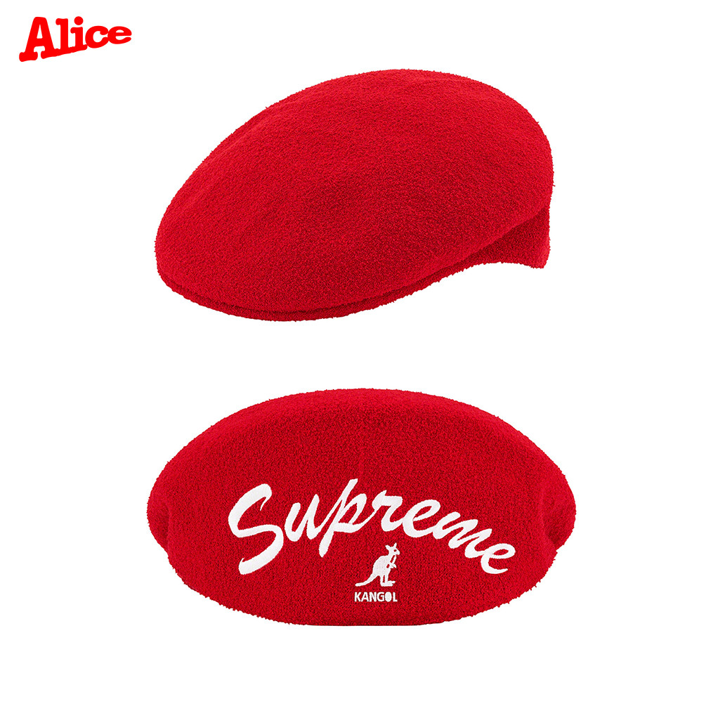 หมวกปีกโค้ง Supreme Kangol สไตล์เบเร่ต์