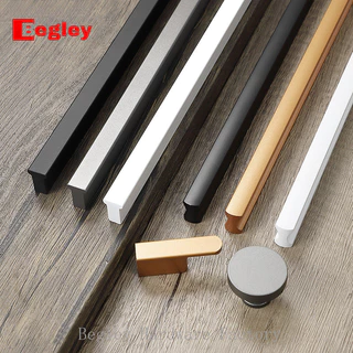 Minimalist Elongated ตู้เสื้อผ้าประตู Handles โมเดิร์นลิ้นชัก Handle ตู้ครัวดึงยาวเฟอร์นิเจอร์อุปกรณ์เสริม